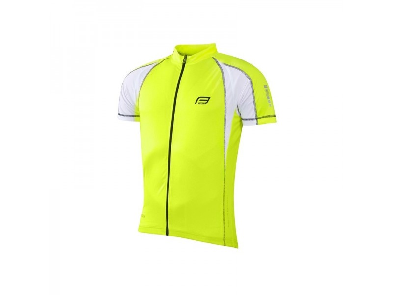 Tricou ciclism Force T10 fluo